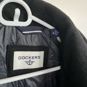 Dockers Dress Coat w/scarf Medium